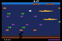 Frogger II - Threedeep! Title Screen